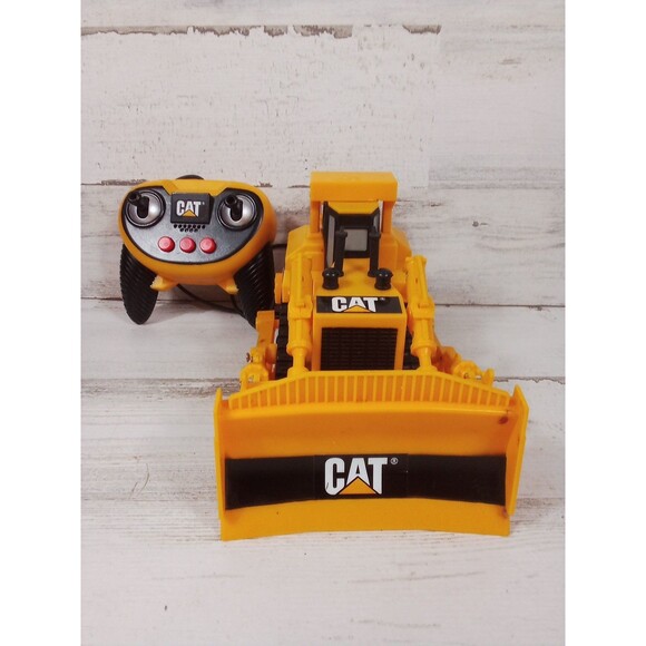Caterpillar Wired Remote Control Backhoe / Excavator Toy Tested And Works - Picture 6 of 12